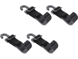 Conjunto De 4 Ganchos Multifuncionais Para Carro Em Plástico Abs Resistente.