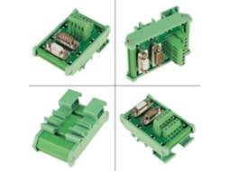 Módulo De Interface Db9 Para Din Rail Com Conector