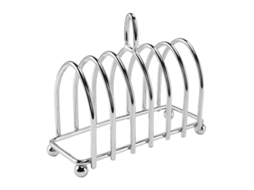 Rebe-portarrollo De Pan Para Tostadas Acero Insoxidable Con Pates Y As de Cinta 6 Segas