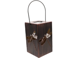 Luminária Solar Decorativa Estreita para Pendurar, Ideal para Jardim Externo. Impermeável, Durável e com Estampa Elegante. SFUSHOS