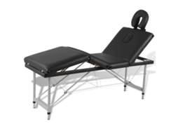 Massage Table, Massage Tables Vidaxl Preto Alumínio