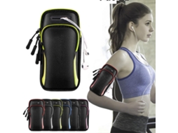 Bolsa De Braço Esportiva Para Corrida E Fitness, Suporta Celular Até 6.5 Polegadas, Impermeável, Para Ciclismo E Yoga
