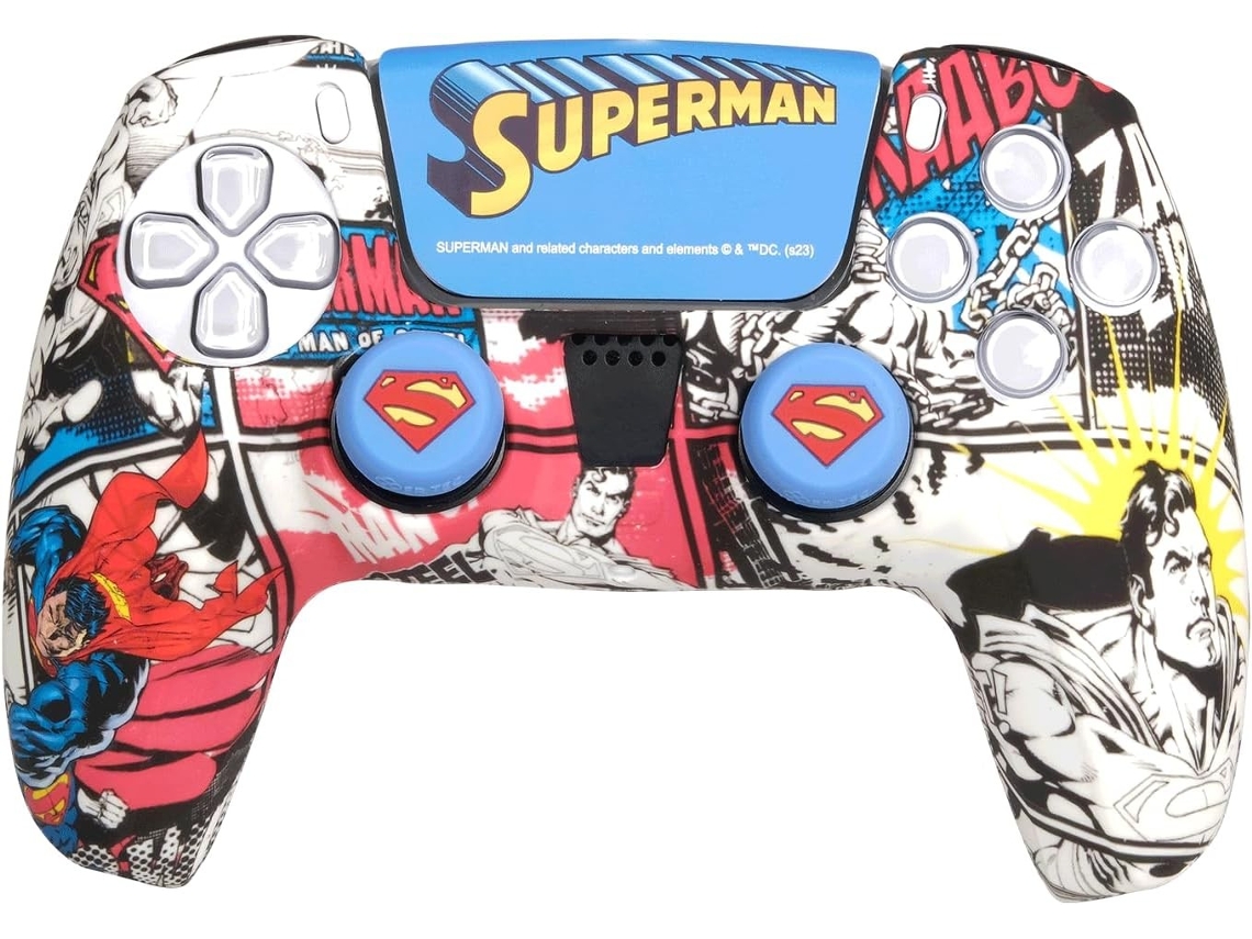 Adesivo Kit FR-TEC DualSense PS5 - Superman