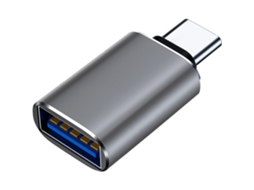 Adaptador Usb C para Usb 3.1 com Otg, com carcaça metálica e grip AOZORZ