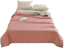Colcha Acolchoada Fansu Capa de Cama Manta para Ar Condicionado Edredom Microfibra Conjunto Sofá Seersucker To