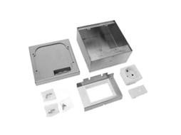 Tomada de Chão Embutida Aço Inox IP44 à Prova D'água Kit Residencial