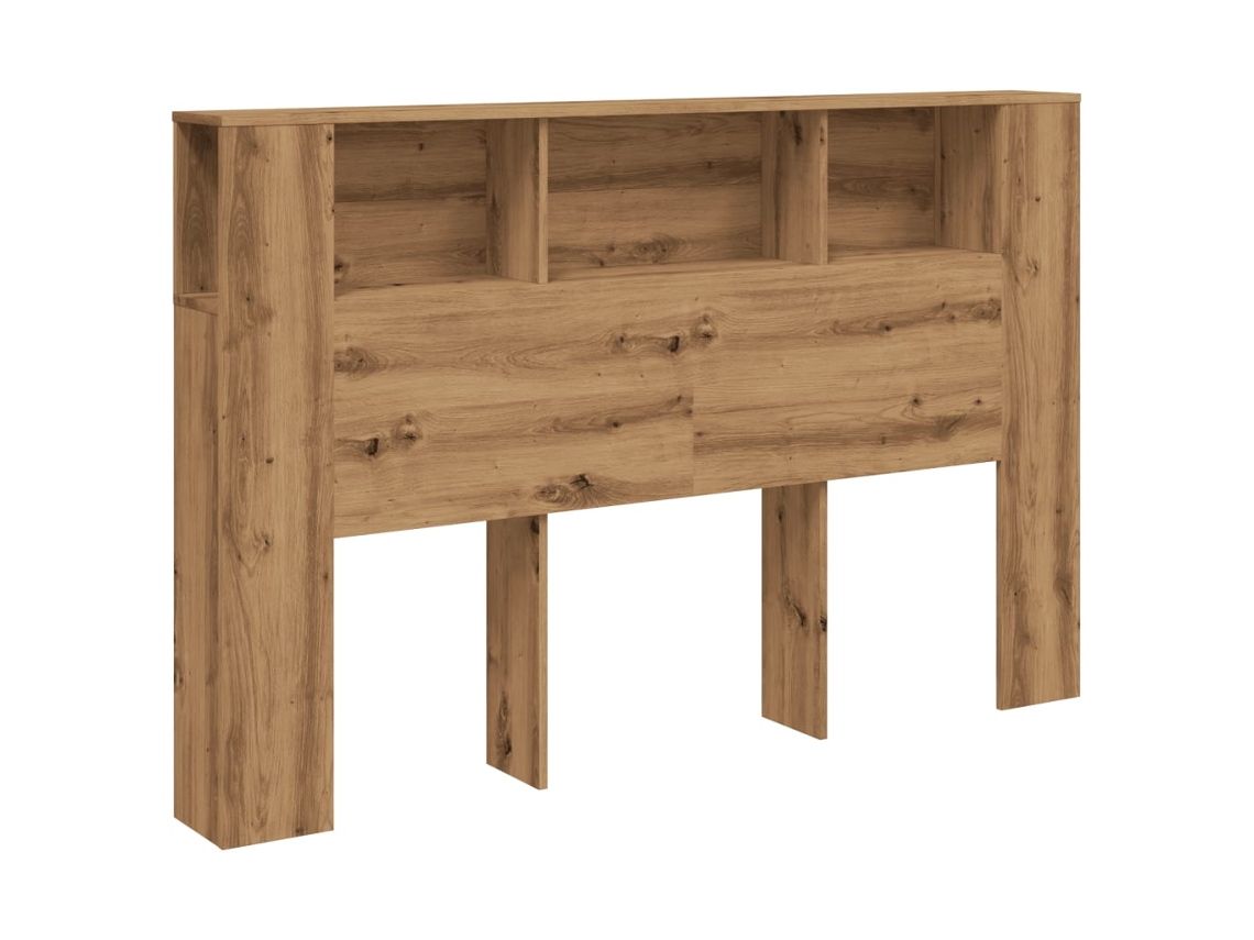 Headboard Cabinet, Headboard Cabinets Vidaxl Marrom Madeira Processada (160 Cm)