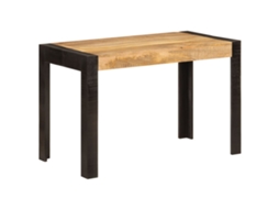 Vidaxl Mesa De Jantar 120x60x76 Cm Madeira De Mangueira Maciça
