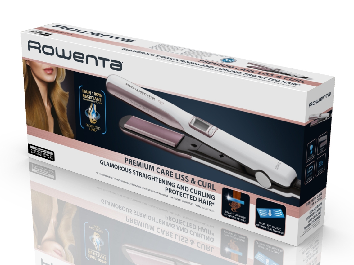 PLANCHA PELO ROWENTA SF7660F0 PREMIUM CARE LISS&CURL