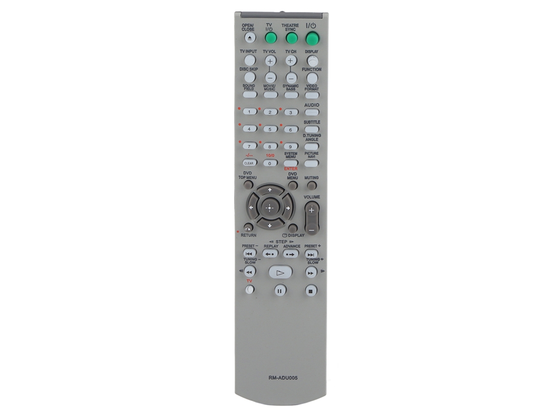 Controlador remoto multifuncional para sistema AV DVD RM ADU005 HCD HDX466 DAV DZ230