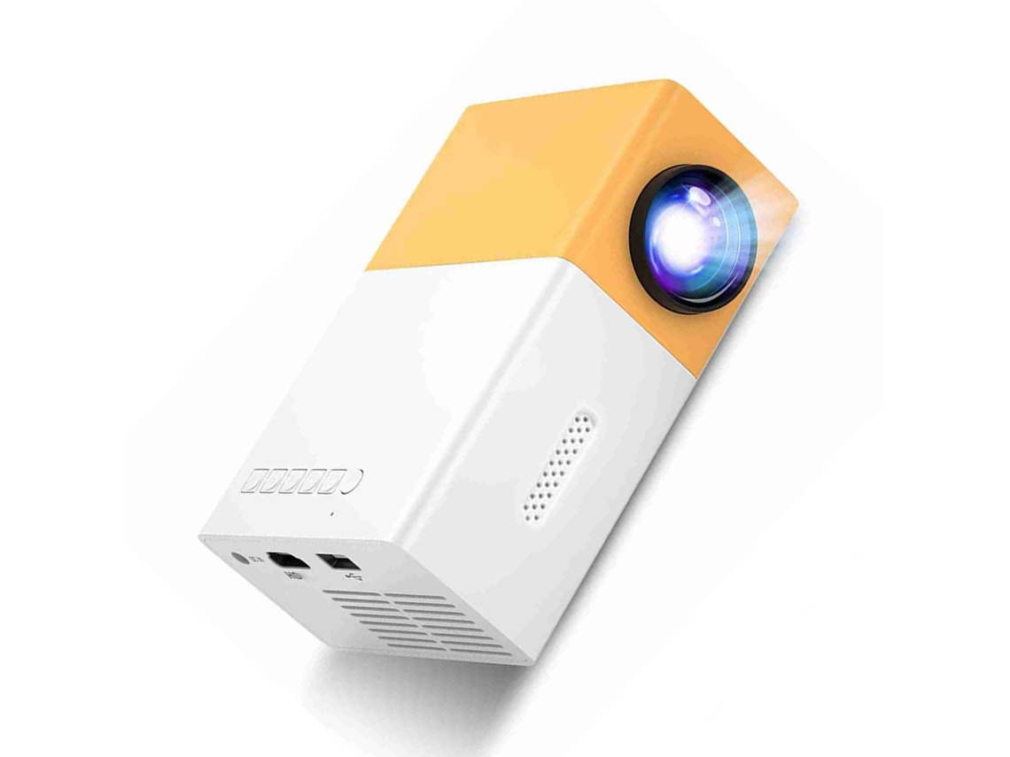 Projetor Portátil 400-600lm Hd Para Cinema Interior E Exterior