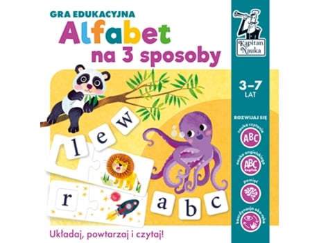 Jogo Educativo Alfabeto De 3 Maneiras Kapitan