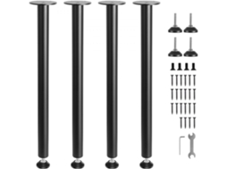 Pack de 4 Pernas de Mesa VEVOR
