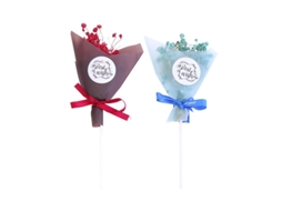 2 Peças De Topo De Bolo De Buquê