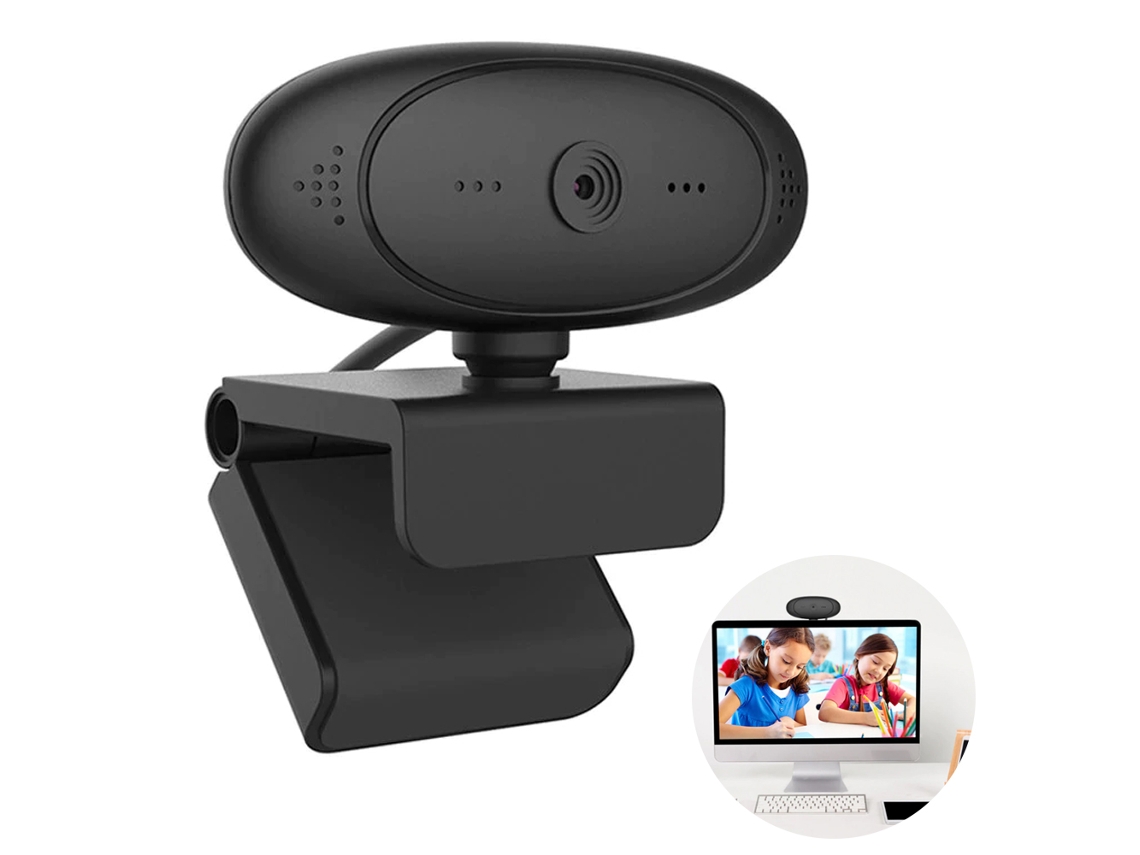 Webcam 1080p Com Microfone, Webcam Usb Hd Sem Driver Para Pc/mac/laptop/macbook/tablet Brilvibera