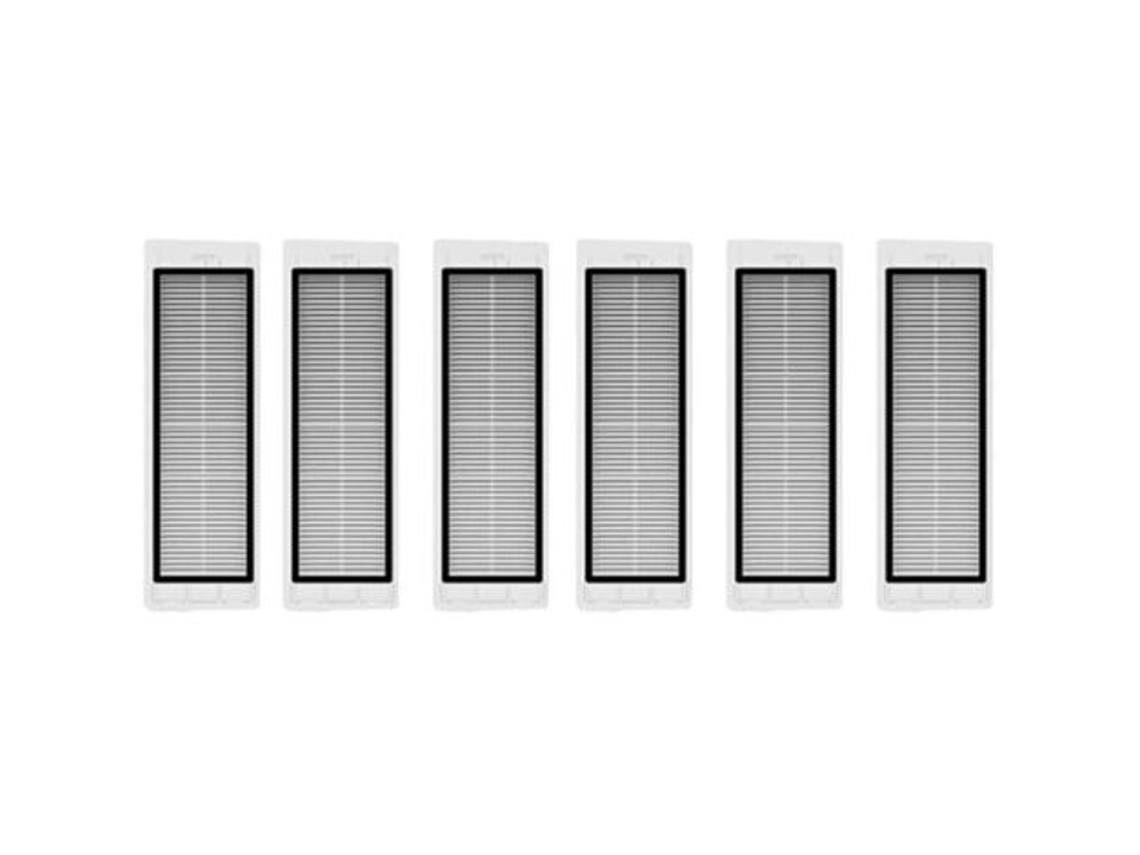 Kit com 6 Filtros de Reposição para Aspirador Robô Xiaomi, Peças Sobressalentes para Filtros e Aspiradores de Pó BRILVIBERA