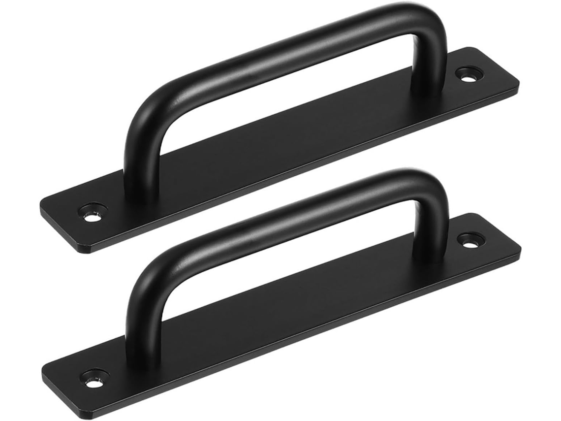 Ultechnovo Puxadores De Porta Correr Reforçados Para Portão Celeiro, 2 Peças, 15cm 6-polegadas, Em Liga De Alumínio