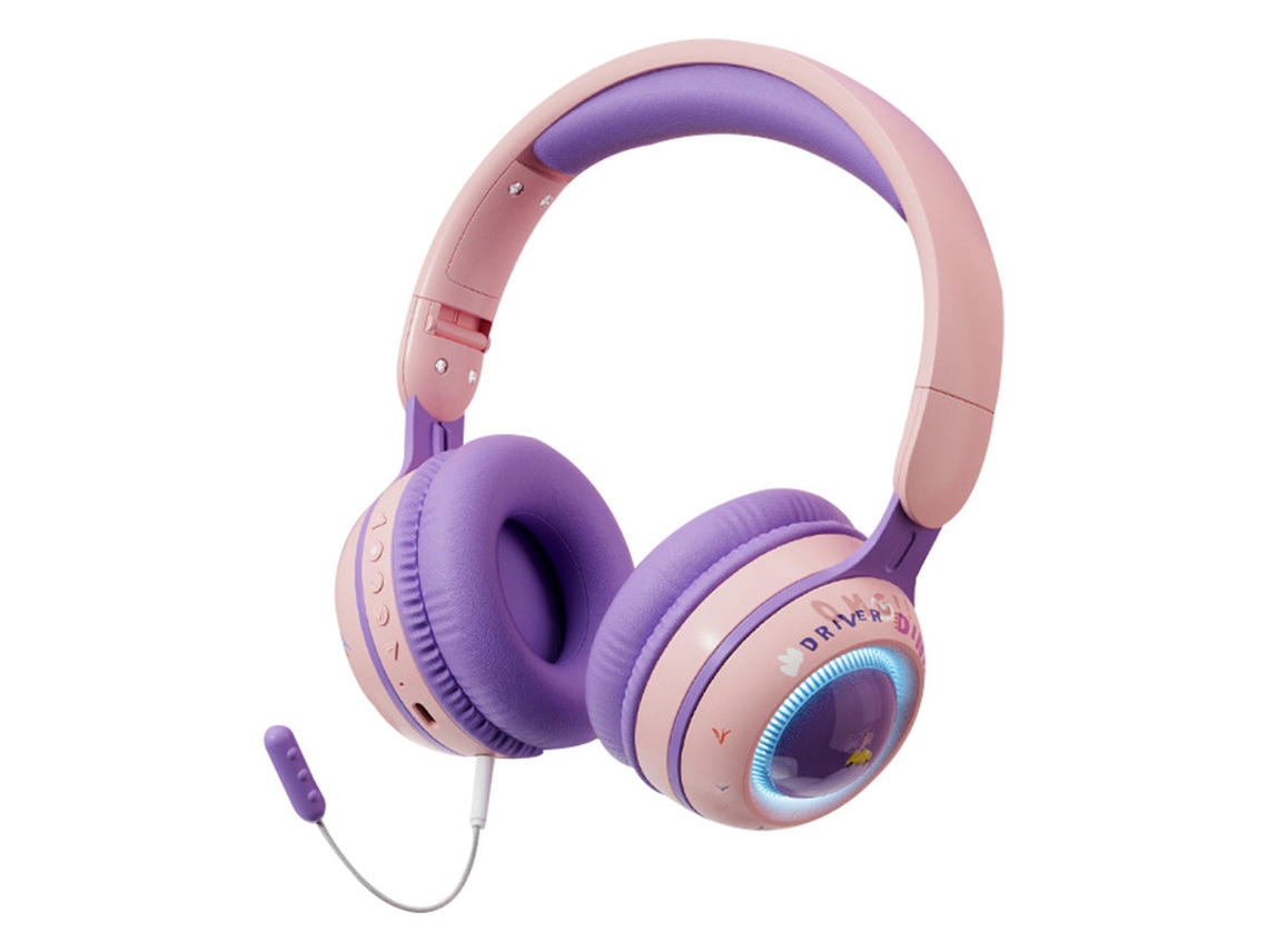 Auscultadores Fio Hd Android para Apple YIZHOOD Bluetooth Roxo