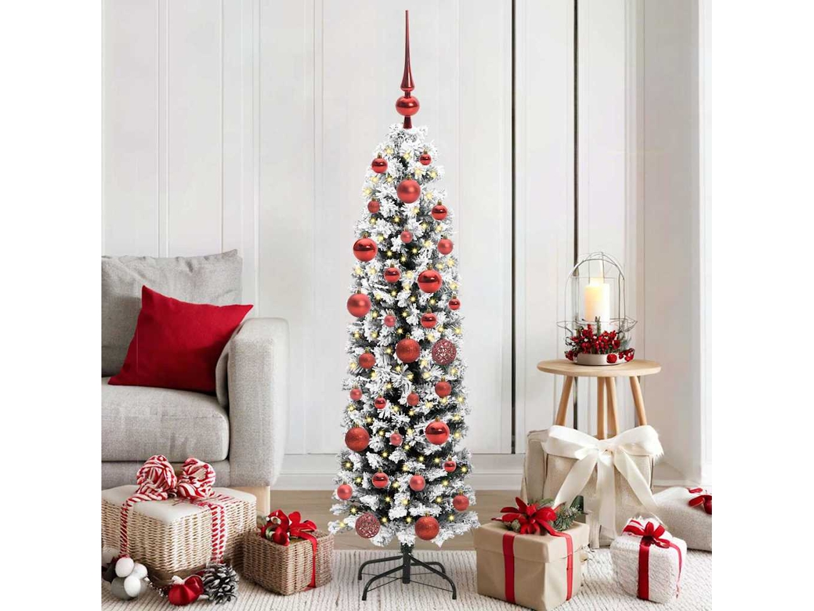 Vidaxl Árvore de Natal Artificial Verde 150 Cm Pvc e Aço e Plástico