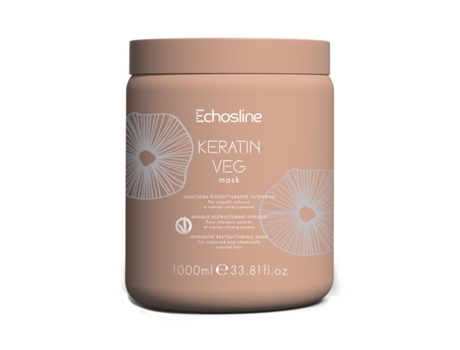 Keratin Veg Hair Repair Mask, 1000ml Echosline