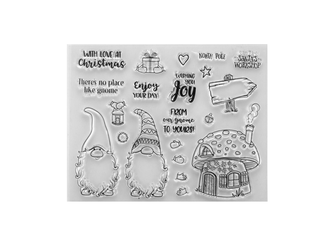 Sellos Transparentes De Navidad Diy De Silicona Para Tarjetas, Manualidades Y Scrapbooking De Álbum