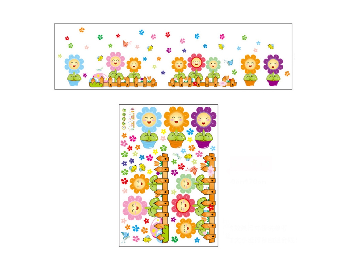 Adesivo Decorativo Parede Infantil Padrão Fofo LAXISCREED