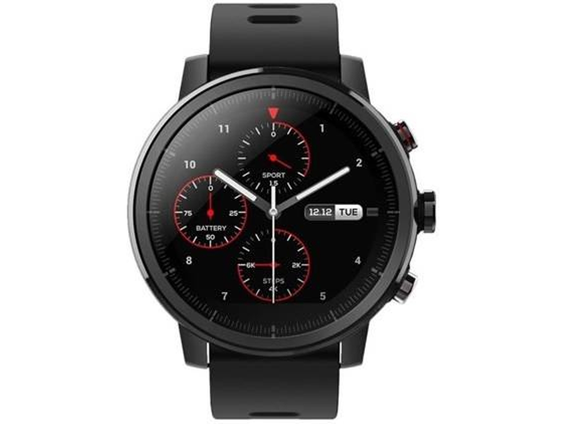 Relógio Desportivo XIAOMI Amazfit Stratos (Bluetooth - Até 5 dias de autonomia - Ecrã Tátil - Preto)