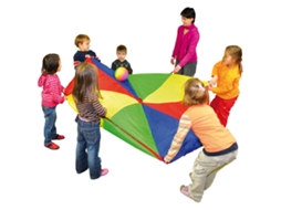 Tapete De Atividades Eduplay Com Paraquedas, 500 Cm, Multicolorido, Para Crianças.