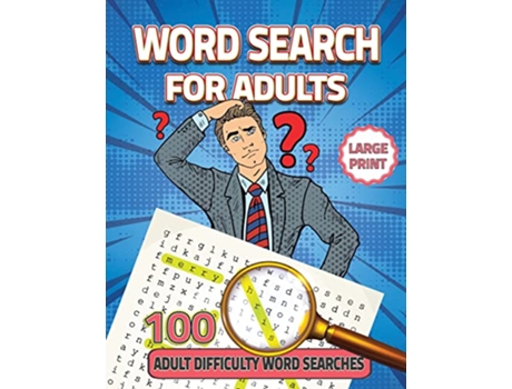 Livro Word Search for Adults Large Print de Noah Alexander (Inglês)