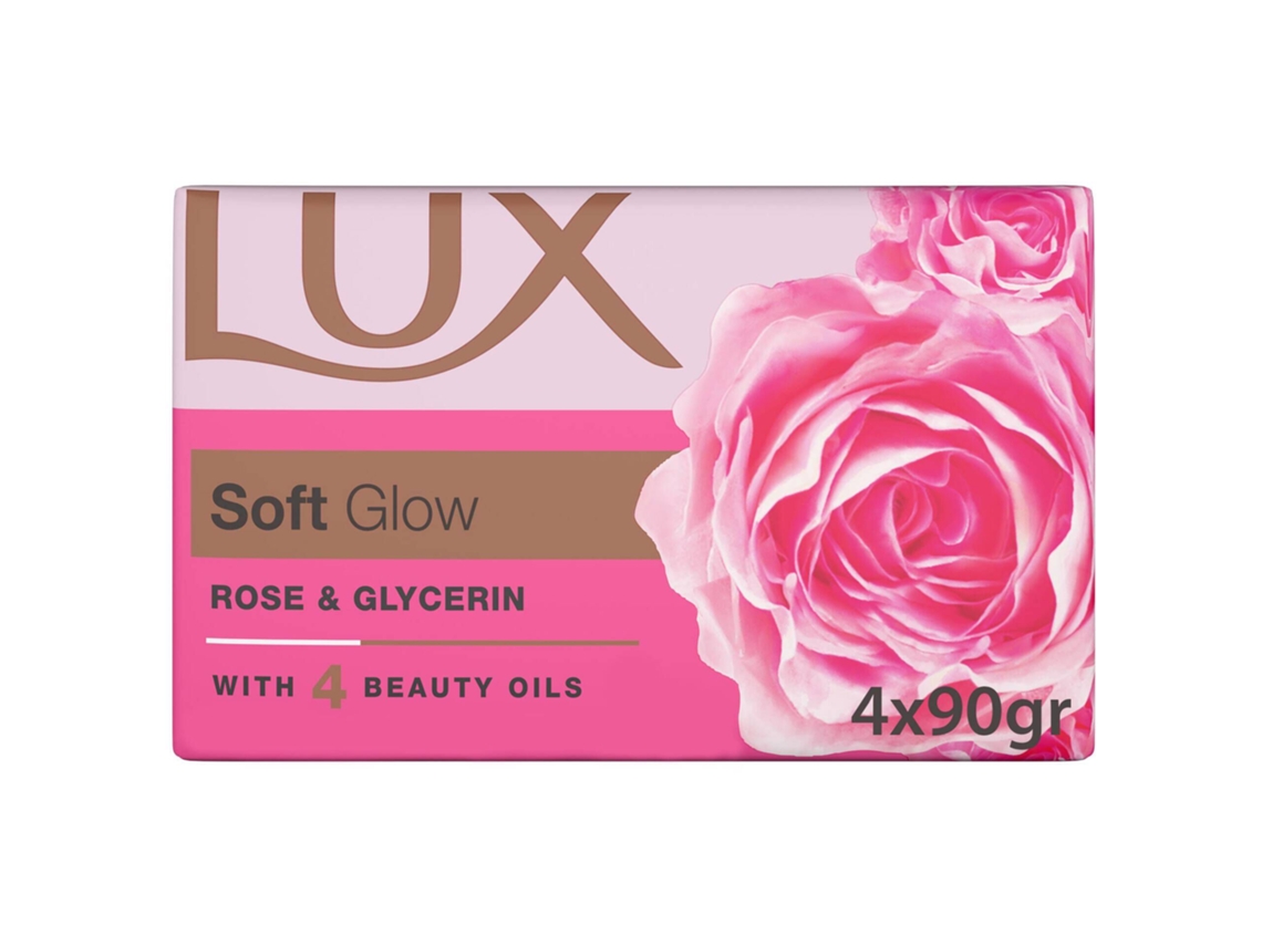 Sabonete Sólido Soft Glow LUX emb. 4 x 90 gr
