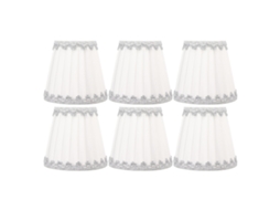 Conjunto de 6 Abajur de Tecido Moderno Simples para Sala de Estar S/MARCA
