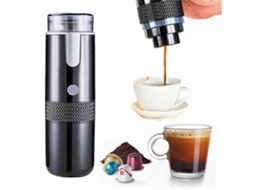 Cafeteira elétrica portátil Slowmoose, cafeteira automática sem fio para cápsulas K-Cup e café moído (pacote com 2)