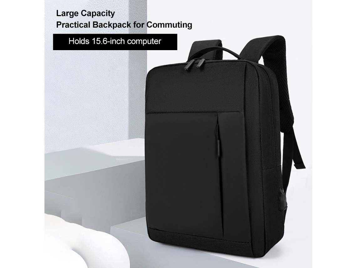 Mochila Para Notebook De 15,6 Polegadas Resistente À Água Com Carregamento Usb Para Homens E Mulheres