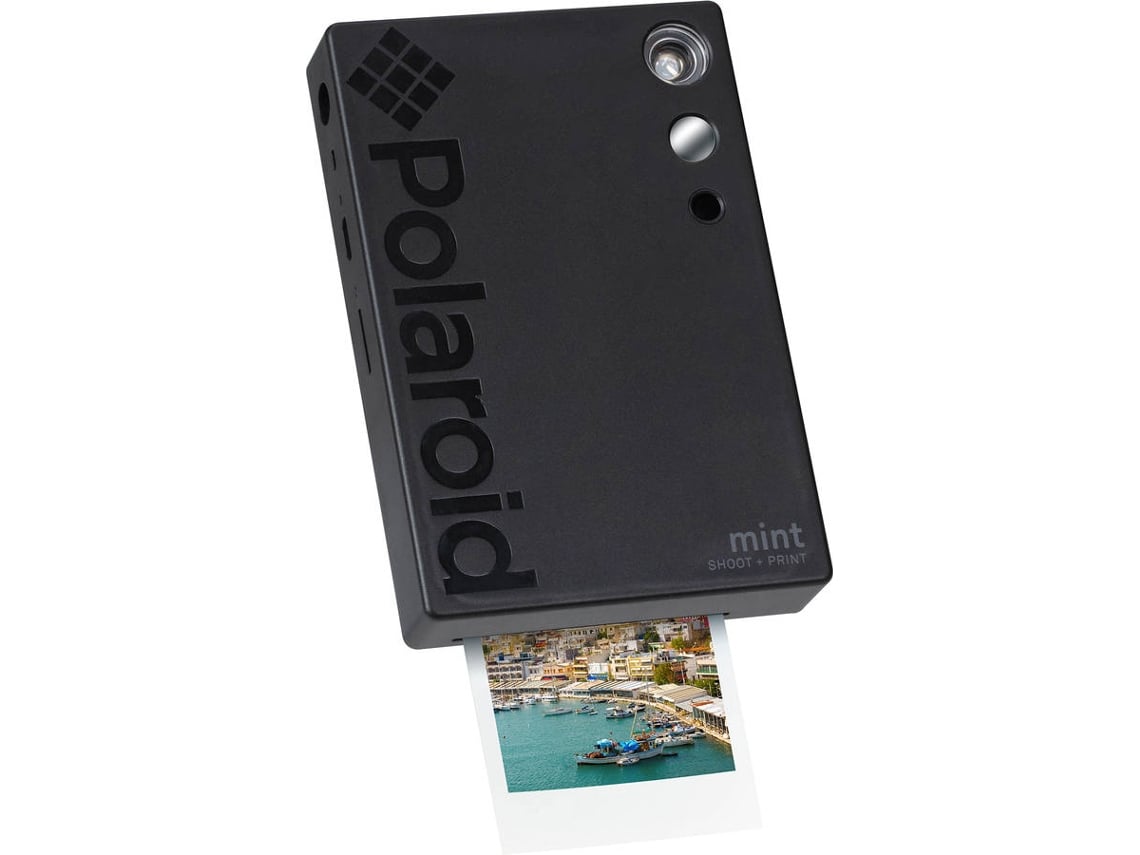Máquina Fotográfica Instantânea POLAROID Instant Mint (Preto - lithium-ion 900 mAh)