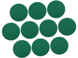 Conjunto De 10 Protetores Borracha Para Raquetes Hóquei, Acessórios Para Mesa De Air Hockey, Em Fibra De Poliéster