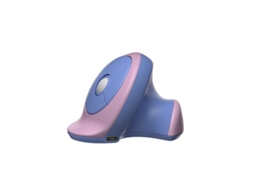 Rato Yizhood Escritório Ajustável Silencioso Recarregável Pequeno Ergonômico Vertical De 2.4g Dpi Para O Telefone Do Pc De Ipad Roxo