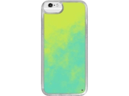 Capa iPhone 6 Plus, 6s Plus, 7 Plus, 8 Plus Neon Quicksand Verde