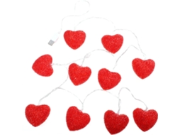 Decoração Romântica Em Forma De Coração Vermelho Luminoso Para O Dia Dos Namorados, Ideal Para Festas E Pedidos De Casamento.
