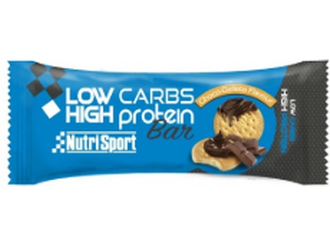 Nutrisport Barra de Proteína Low Carbs High Protein 60G 1 Unidade Chocolate e Biscoitos