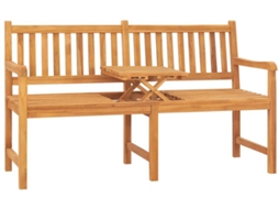 Bench, Benches Vidaxl Marrom Teca