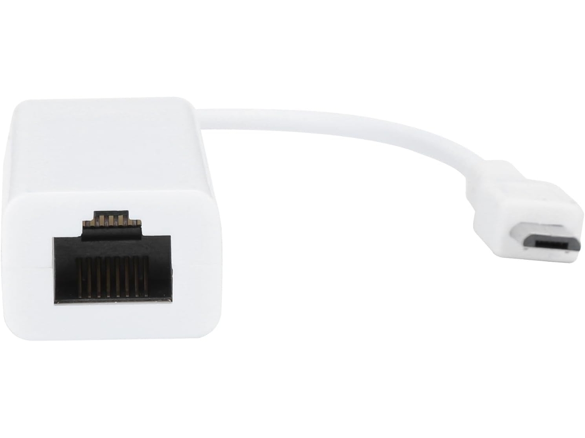 Adaptador Ethernet Micro Usb Para Rj45 Com Carcaça Em Abs, Porta Placa-mãe 1.3/w Micro-aquaforge