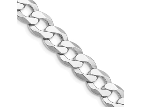 Colar De Corrente Plana De Prata Esterlina 925 Com Banho De Ródio, 9,75 Mm, Para Mulheres E Homens Comprimento 20 A 30 Hengjian