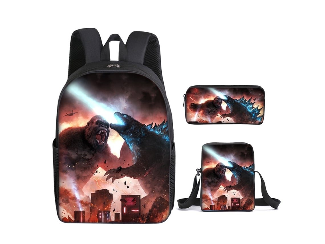 Mochila  De Estudante Conjunto De Três Peças*