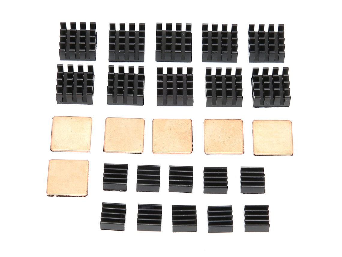Conjunto De 26 Dissipadores De Calor De Alumínio Para Raspberry Pi 4b - Resfriamento Térmico Eficiente