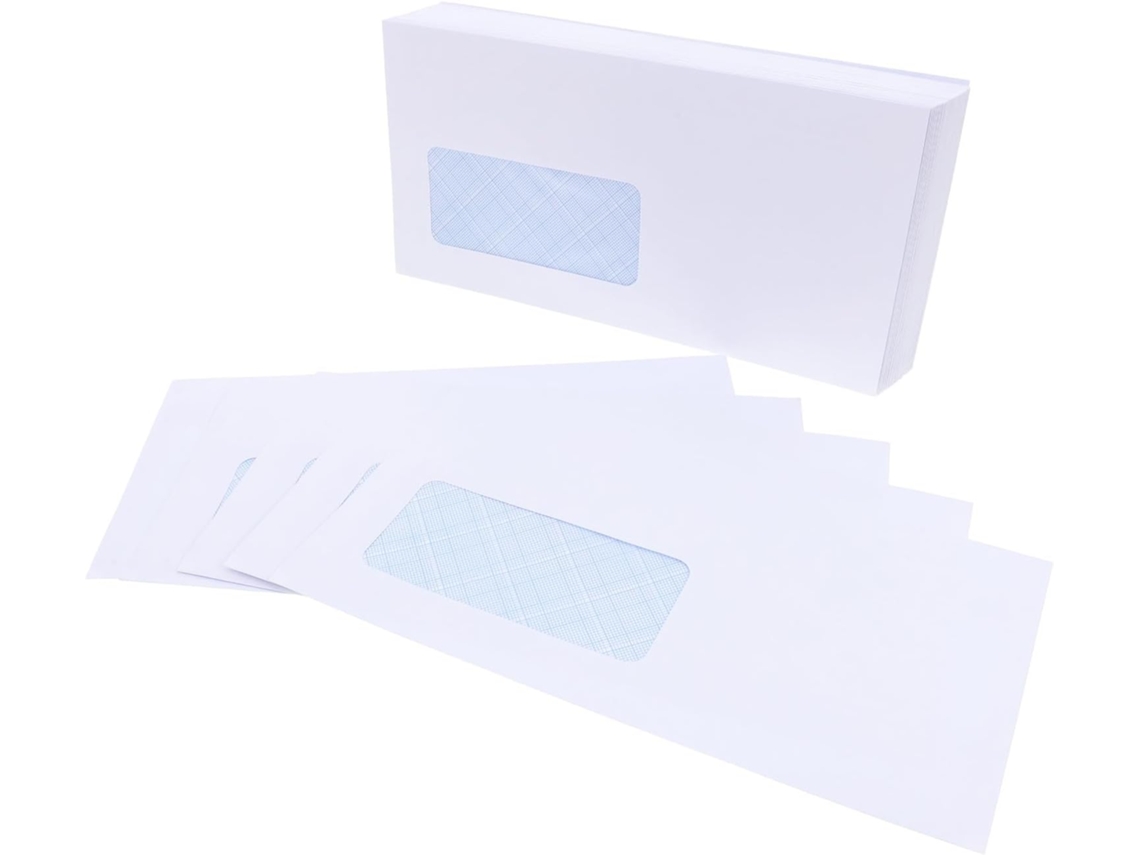 Envelopes Autoadesivos De Segurança Com Janela, Em Papel Offset