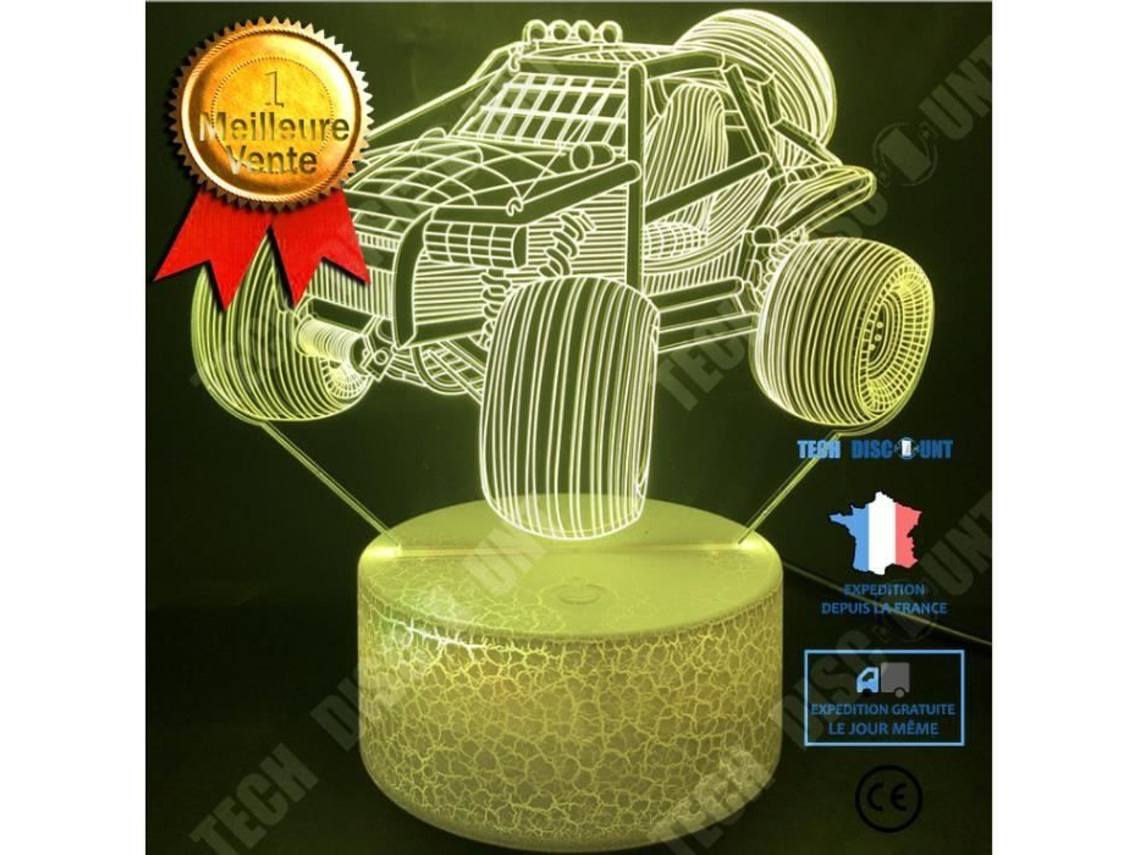 Luminria Noturna Colorida 3d Td Fkt63 Aquaforge
