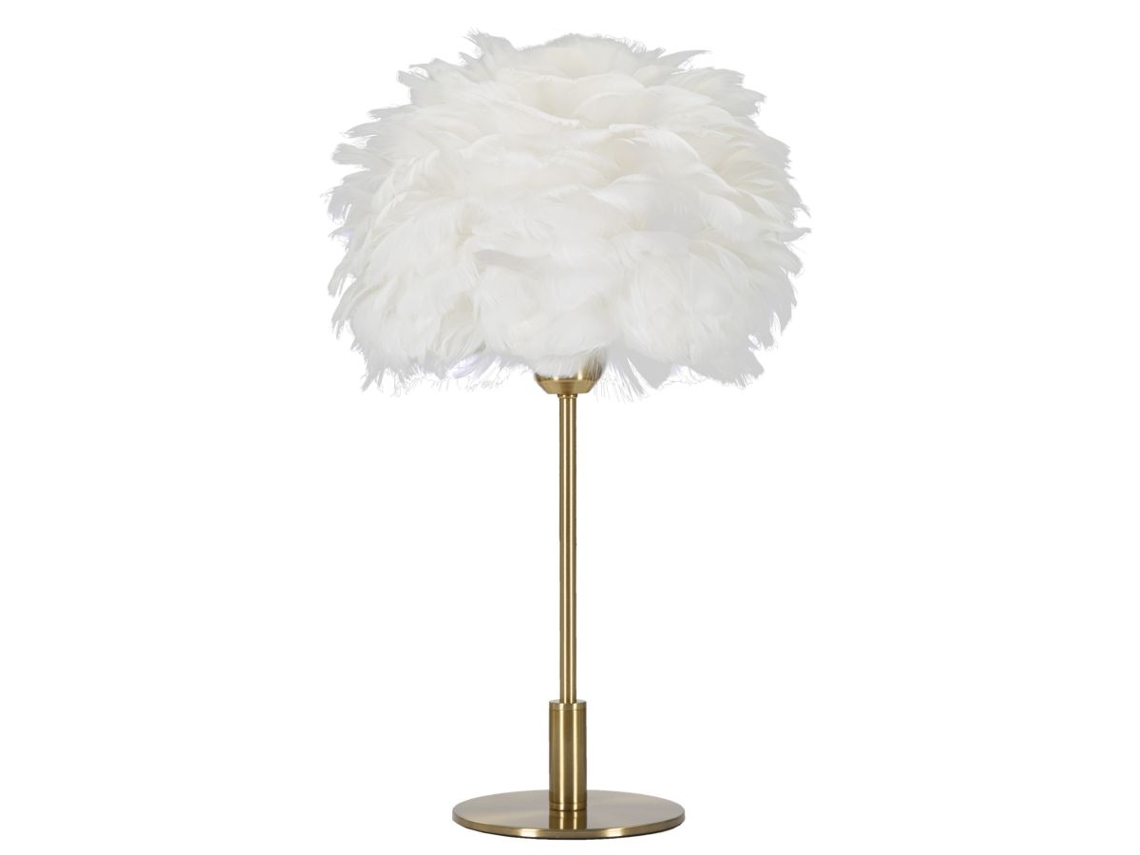 Candeeiro De Mesa Ball Feather Cm Ø 30x50