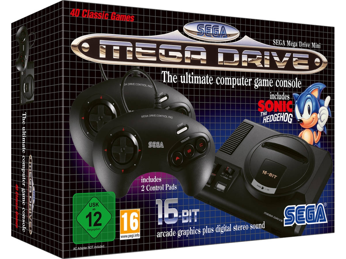 Consola SEGA Mega Drive Mini (Preto)