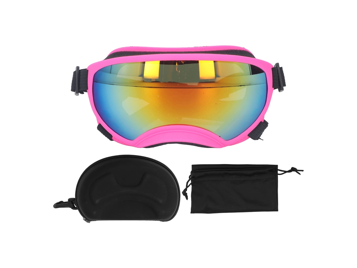 Óculos De Sol Laxiscreed Para Cachorro Com Proteção Uv, Resistente Ao Vento E Design Rosa