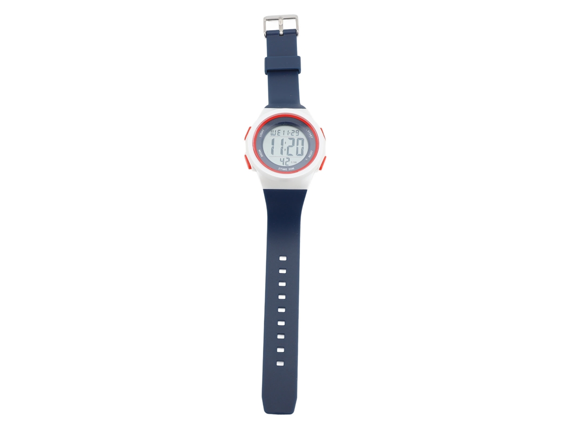 Relógio Digital Esportivo Resistente À Água 50m Tpu Cronômetro Alarme Led